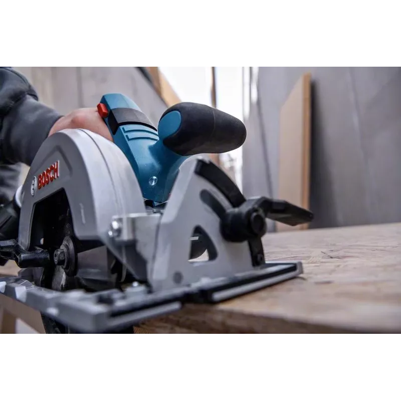 Bosch GKS 18V-57-2 Professional serra circular a bateria, 18 V, 165 mm, sem bateria, azul/preta