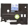 Fita para etiquetas Brother TZe535 12mm branco sobre azul