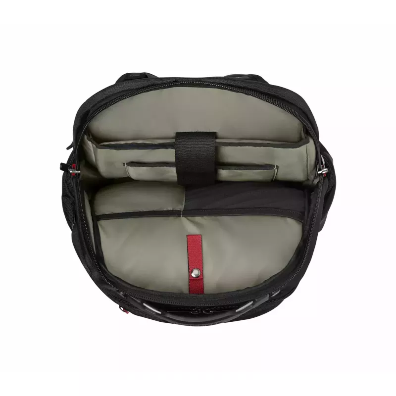 Mochila casual Wenger SwissGear Meteor preto poliéster PVC rPET