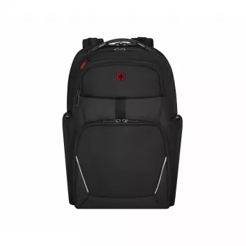 Mochila casual Wenger SwissGear Meteor preto poliéster PVC rPET