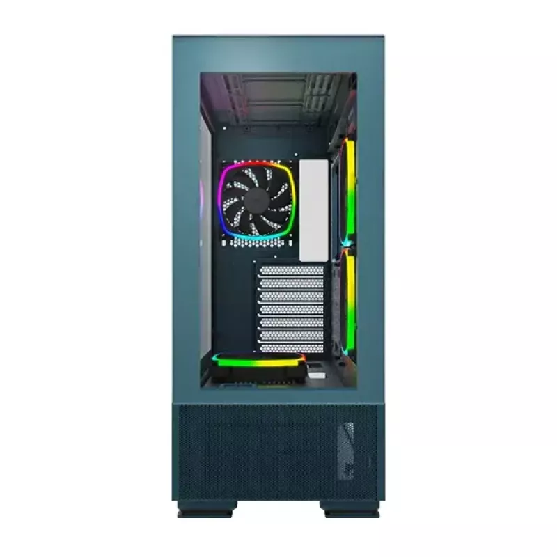 Caixa para PC Montech SKY TWO torre Midi azul