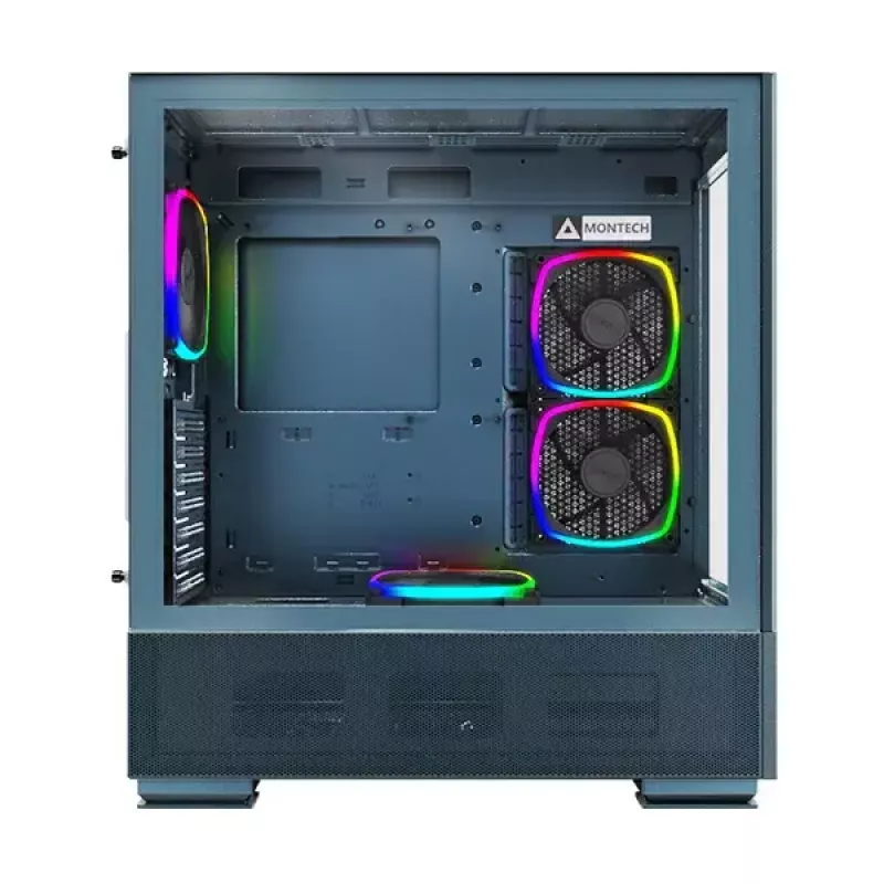 Caixa para PC Montech SKY TWO torre Midi azul