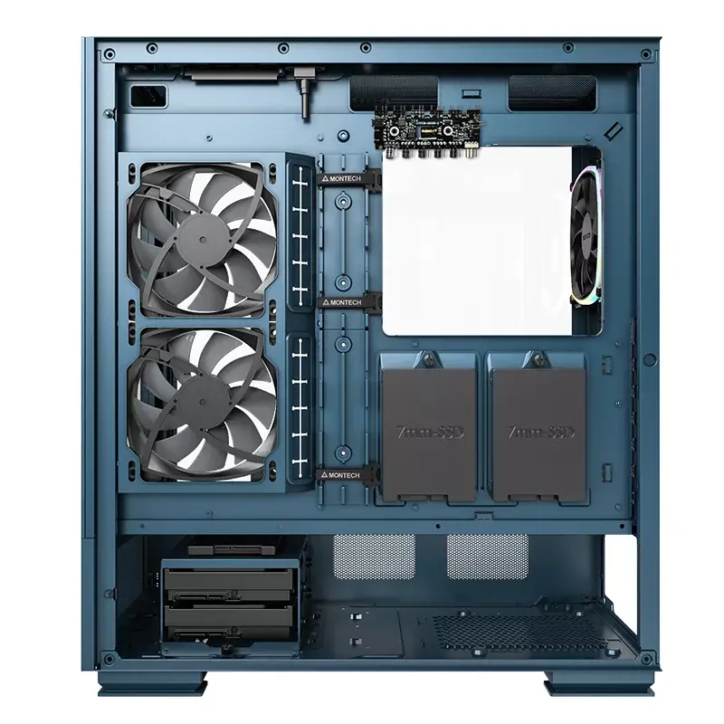 Caixa para PC Montech SKY TWO torre Midi azul