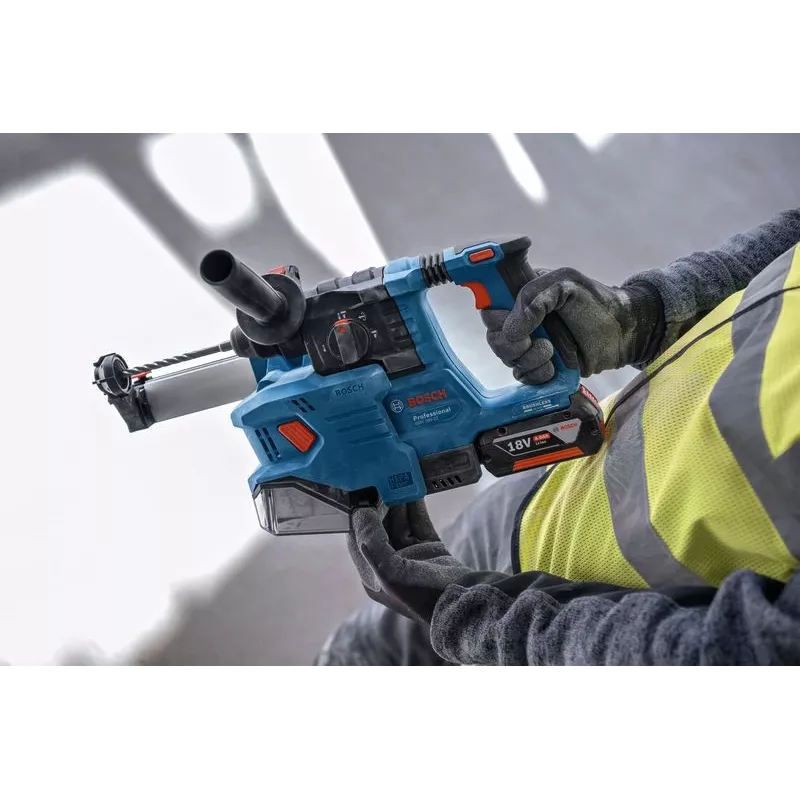 Bosch GDE 18V-12 Professional acessório de aspiração de pó a bateria, 18 V, Ø máx. da broca 10 mm, sem bateria, azul