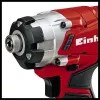Berbequim com punho de pistola Einhell TE-CI 18/1 Li-solo, bucha de aperto rápido, preto/cinzento/vermelho