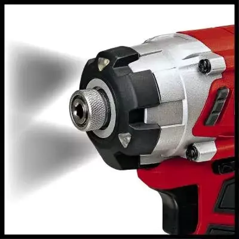 Berbequim com punho de pistola Einhell TE-CI 18/1 Li-solo, bucha de aperto rápido, preto/cinzento/vermelho