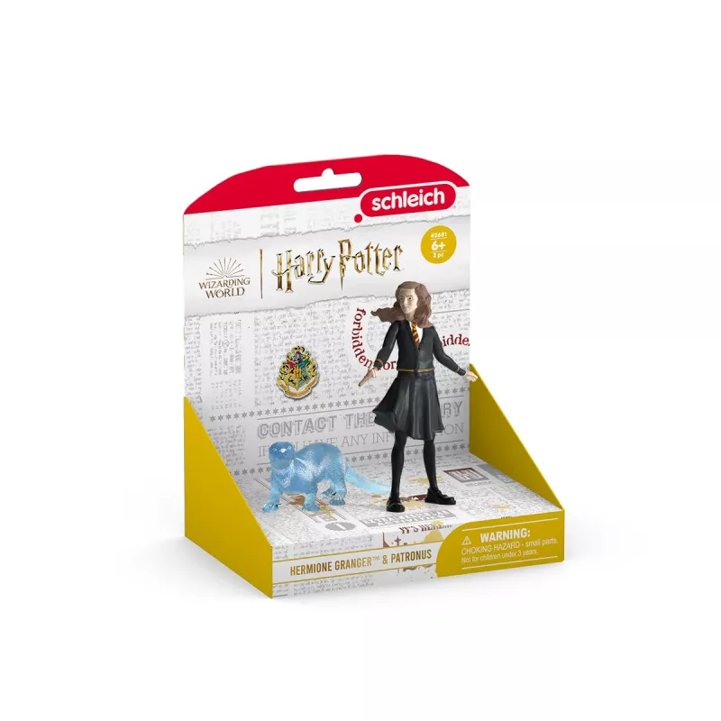 Schleich 42681 Wizarding World Harry Potter Hermione Granger e Patronus, figura de brincar