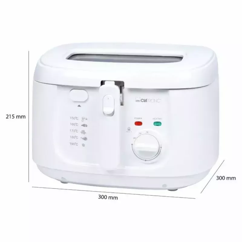 Fritadeira Clatronic FR 3771 2,5 L 1800 W branco