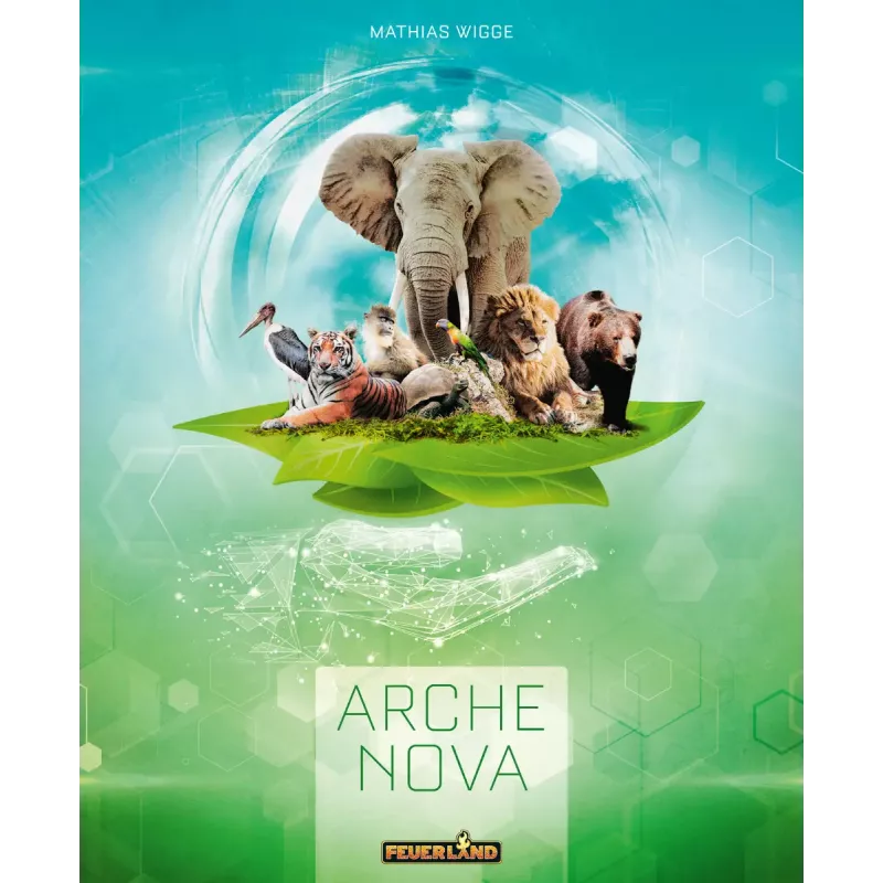 Jogo de tabuleiro Pegasus Spiele Arche Nova — jogo familiar Querdenken, a partir dos 14 anos