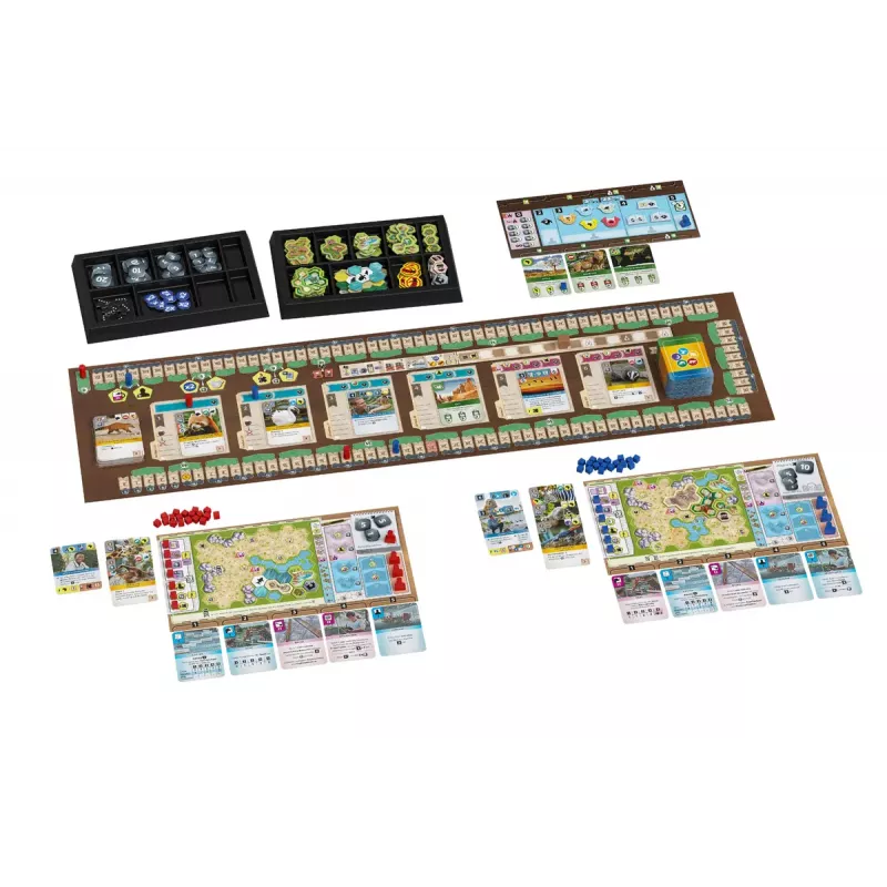 Jogo de tabuleiro Pegasus Spiele Arche Nova — jogo familiar Querdenken, a partir dos 14 anos