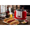 Máquina de cachorros quentes Ariete 206 Party Time, 650W, Sanduíches e cachorros quentes, vermelho