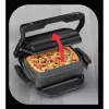 Grelhador de contacto Tefal GC7148 — 2000 W, caixa em aço inoxidável, retangular, termostato ajustável, superfície de grelha, 365×365×175 mm