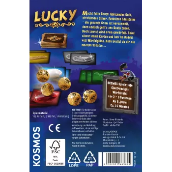 Kosmos Lucky 25 min jogo de tabuleiro tática
