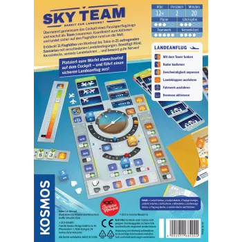 Kosmos Sky Team 20 min jogo de tabuleiro viagem/aventura
