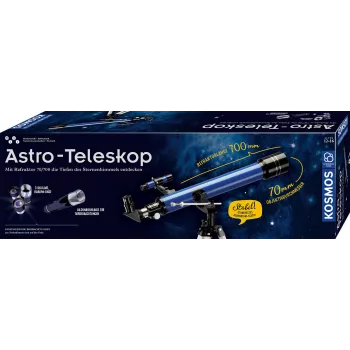 Kosmos Astro-Telescópio, telescópio, astronomia, 12 ano(s), preto