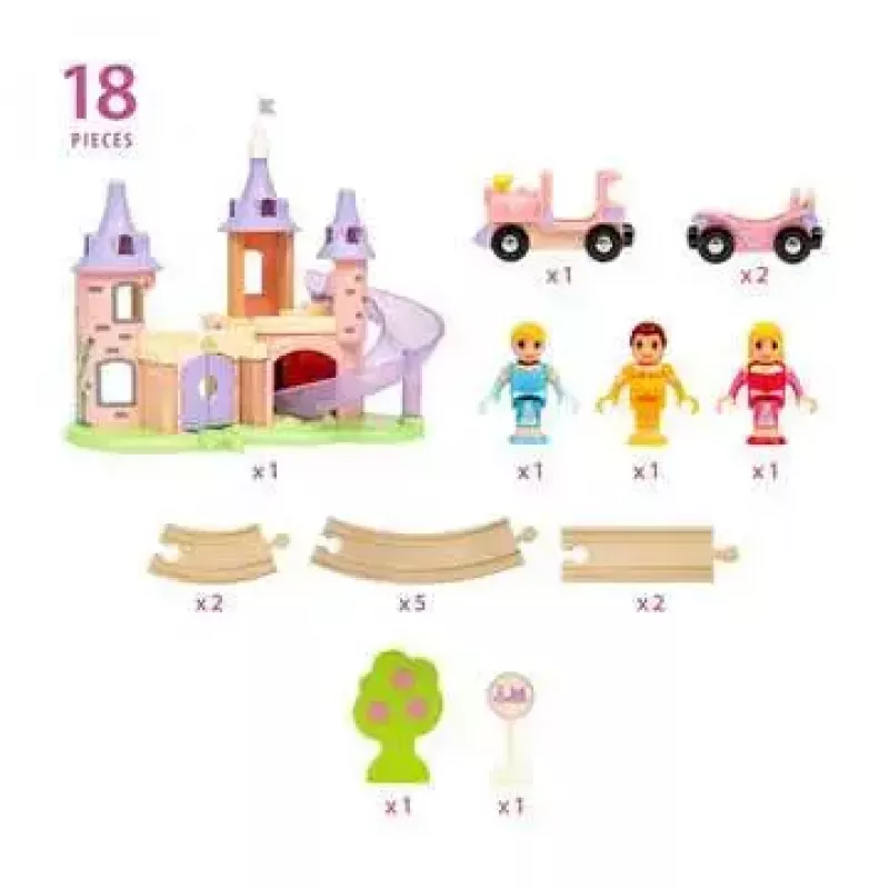 Conjunto de veículo e pista de madeira Ravensburger 33312 — multicolor, para crianças a partir de 3 anos