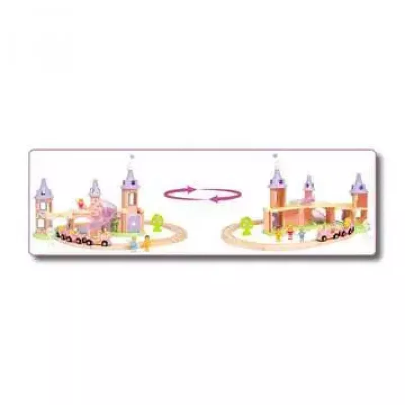 Conjunto de veículo e pista de madeira Ravensburger 33312 — multicolor, para crianças a partir de 3 anos