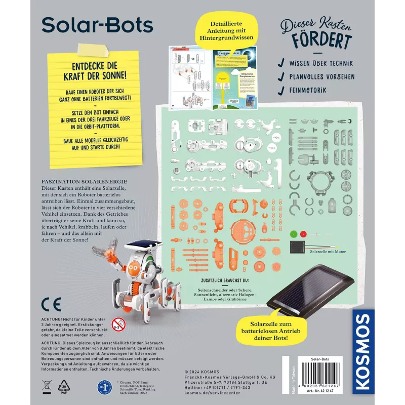 Kosmos Solar Bots, Caixa de experiências, Energia renovável, 8 ano(s)