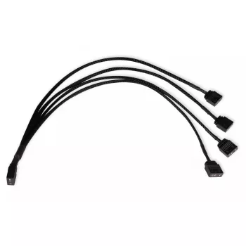 Cabo divisor RGB Alphacool 18711 5V Preto 300mm