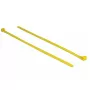 Abraçadeira reutilizável DELOCK 18761 — Nylon, 300 mm x 7,6 mm, amarelo, 100 unid.