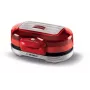 Ariete 205 Máquina de Hambúrgueres Party Time, máquina de hambúrgueres, 1200 W, placas duplas antiaderentes, 2 compartimentos, fácil de limpar, vermelho