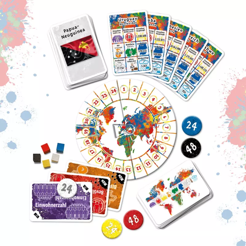 Kosmos Schätz die Welt 45 min jogo de tabuleiro educativo