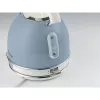 Ariete 2877 chaleira elétrica Vintage, 1,7 l, sem fios, azul, 1,7 l, 2000 W, azul-claro, indicador de nível de água, sem fios, filtragem