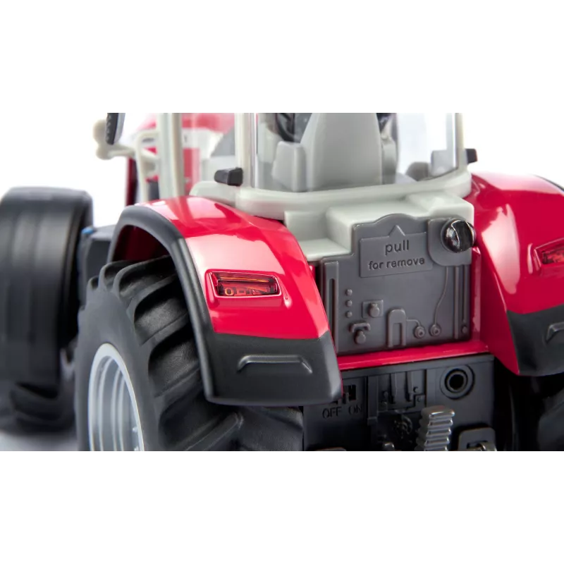 Veículo RC Siku Massey Ferguson 9S controlo por app Bluetooth – trator modelo, controlado por app, recarregável