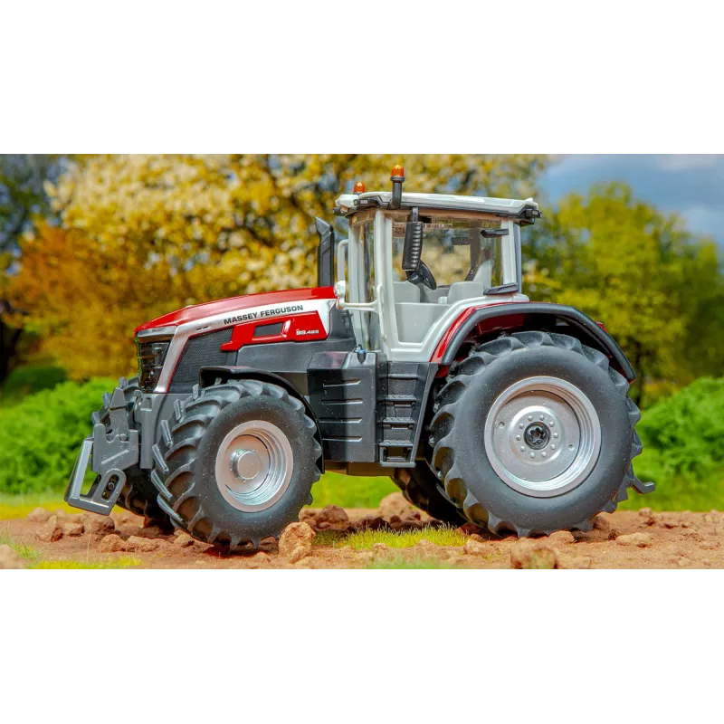 Veículo RC Siku Massey Ferguson 9S controlo por app Bluetooth – trator modelo, controlado por app, recarregável