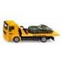 Conjunto de modelos de carros Siku MAN reboque ADAC, pré-montado escala 1:55, 58×170×57 mm