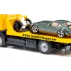 Conjunto de modelos de carros Siku MAN reboque ADAC, pré-montado escala 1:55, 58×170×57 mm