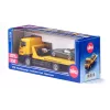 Conjunto de modelos de carros Siku MAN reboque ADAC, pré-montado escala 1:55, 58×170×57 mm