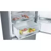 Bosch Serie 6 KGE398IBP frigorífico combinado, 343 l (249 l frigorífico / 94 l congelador), classe energética B, 201 cm, porta reversível, aço inoxidável