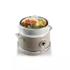 Ariete 2904 Panela de arroz – Panela de arroz elétrica com tigela de cerâmica – Sushi caseiro – Multicozinha – Linha Vintage – 3,5 L – 650 W – Bege