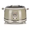 Ariete 2904 Panela de arroz – Panela de arroz elétrica com tigela de cerâmica – Sushi caseiro – Multicozinha – Linha Vintage – 3,5 L – 650 W – Bege