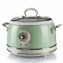 Ariete 2904 Panela de arroz – Panela de arroz elétrica com tigela de cerâmica – Sushi caseiro – Multicozinha – Linha Vintage – 3,5 L – 650 W – Verde