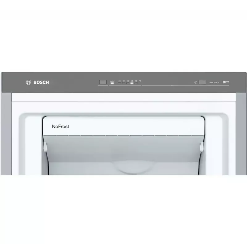 Congelador Bosch Serie 4 GSN36VLEP — 242 l, NoFrost, classe E, 39 dB, aço inoxidável