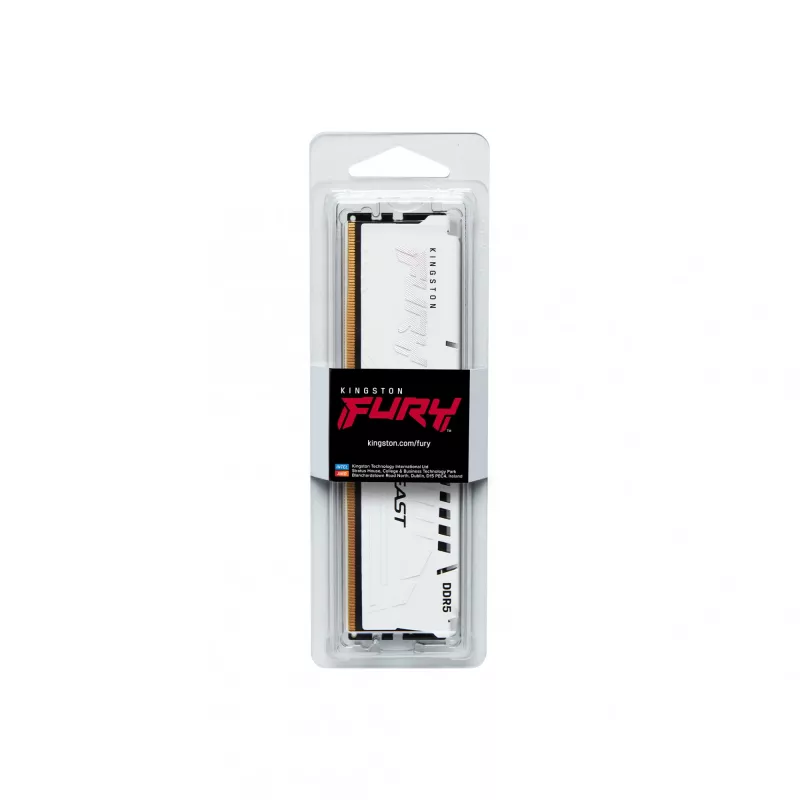 Kingston Technology FURY Beast 32GB 6400MT/s DDR5 CL32 DIMM branco EXPO