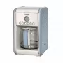 Ariete 1342 Máquina de café americano, jarro de vidro temperado, até 12 chávenas, temporizador programável de 24 horas, ecrã LCD, desligamento automático, 2000 W, plástico, azul