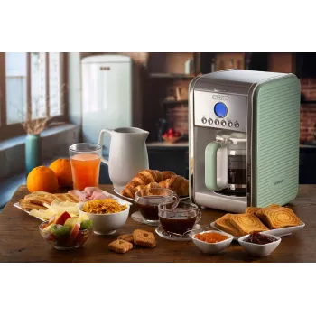 Máquina de café de filtro ARIETE 1342/04 — 12 chávenas, 2,9 kg, verde