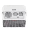 Unold 86450 aquecedor elétrico com ventoinha para interior cinzento, branco 2000 W aquecedor com ventoinha