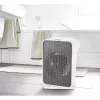 Unold 86450 aquecedor elétrico com ventoinha para interior cinzento, branco 2000 W aquecedor com ventoinha
