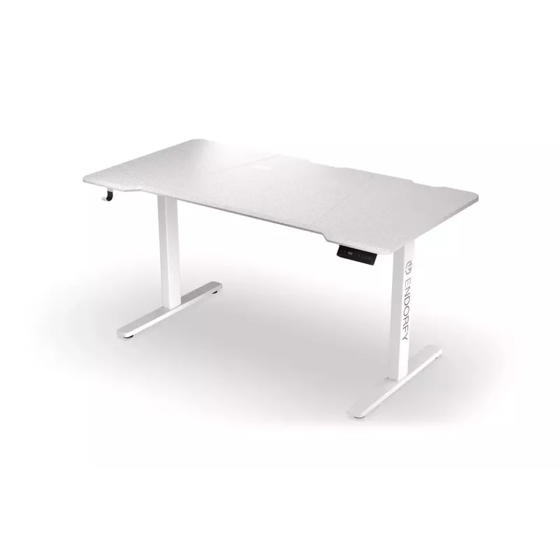 Secretária reta ENDORFY Atlas L Electric branco 1500x780x720 mm