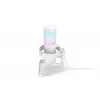 Microfone para PC ENDORFY AXIS Streaming White — USB, cardióide, 30–18 kHz, 192 kHz/24 bits, suporte de mesa, silenciamento, saída para auscultadores