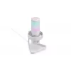 Microfone para PC ENDORFY AXIS Streaming White — USB, cardióide, 30–18 kHz, 192 kHz/24 bits, suporte de mesa, silenciamento, saída para auscultadores