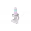 Microfone para PC ENDORFY AXIS Streaming White — USB, cardióide, 30–18 kHz, 192 kHz/24 bits, suporte de mesa, silenciamento, saída para auscultadores