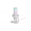 Microfone para PC ENDORFY AXIS Streaming White — USB, cardióide, 30–18 kHz, 192 kHz/24 bits, suporte de mesa, silenciamento, saída para auscultadores