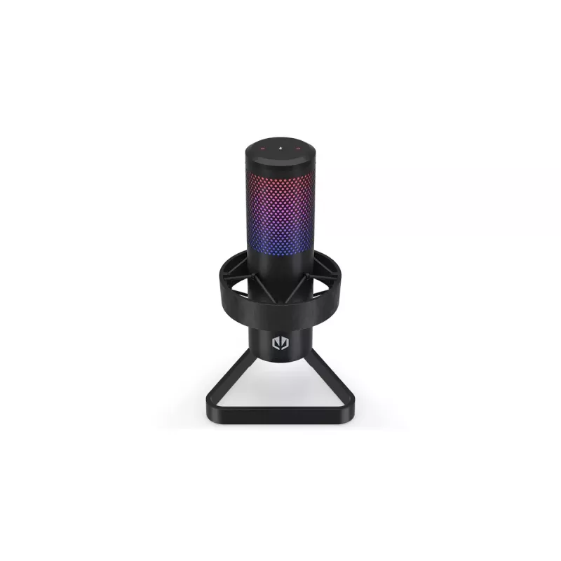 Microfone para PC ENDORFY AXIS Streaming — USB Type-C, 24 bits/192 kHz, 30–18.000 Hz, tripé de mesa, preto