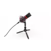 Microfone para PC ENDORFY Solum Streaming T — cabo USB, 24 bits/48 kHz, 18–21000 Hz, tripé de mesa, saída para auscultadores, preto