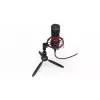 Microfone para PC ENDORFY Solum Streaming T — cabo USB, 24 bits/48 kHz, 18–21000 Hz, tripé de mesa, saída para auscultadores, preto